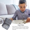 Small Cash Box, Small Safe, Cash Box with 2 Keys,