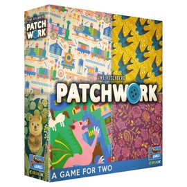 Lookout Games Patchwork Board Game (Revised Edition) - Interactive Quilting Puzzle Strategy Game, Family Fun for Kids & Adults, Ages 8+, 2 Players, 30 Minute Playtime