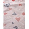 Vertbaudet Children's Bed Linen Set "Happy Hearts" Pink/Multicoloured Printed 140
