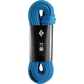 BLACK DIAMOND 9.9 Rock Climbing Rope | Durable Single Dynamic Rope | Smooth Handling | Reliable Performance for Sport & Indoor Climbing | Dual Blue | 60m