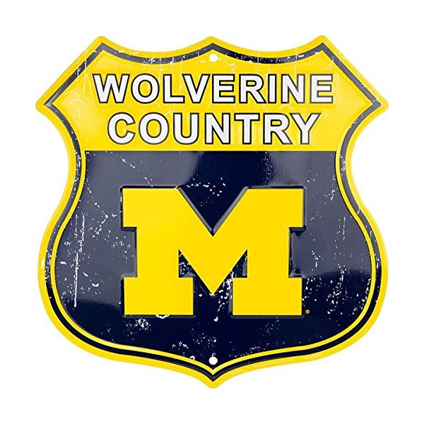 Hangtime Wolverine Country - University of Michigan Route Sign 12