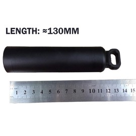 Survival Pill Bottles Aluminium Alloy EDC Pill Box Waterproof Tool Sealed Container Large Capacity for Outdoor Camping