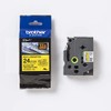 Original Brother TZe-SL651 Self Laminating Tape Black on Yellow -