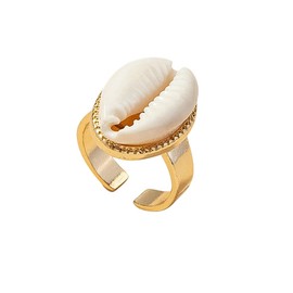 Mrotrida Shell Ring for Women Fashion Natural Sea Shell Finger Rings Bohemian Midi Rings