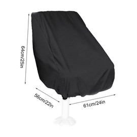 BIUDECO Yacht Seat Cover Boat Seat Protector for Outdoor Use Durable Tear Resistant Fits Captain Chair