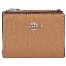 Coach CR983 SV/QD Bi-fold Wallet, Braun, One size