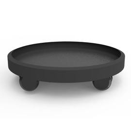 14 Inch Heavy Duty Plant Caddie with Wheels,Rolling Plant Stand Pot Trolley,Wheeled Planter Saucer Tray,Potted Flower Mover Dolly with Casters Round Coaster for Indoor Outdoor