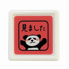 Kao Kodomo 0543-016 Panda Mini Penetrating Stamp (Red)