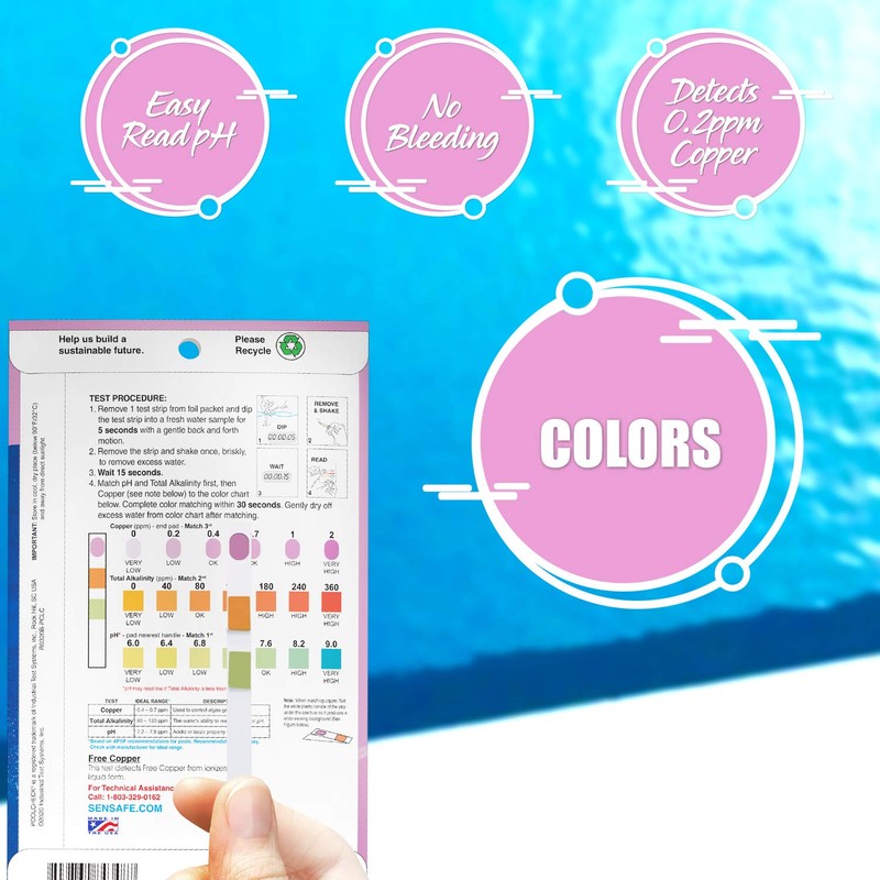 Industrial Test Systems 484348 Pool Check Copper 3in1 Pool &