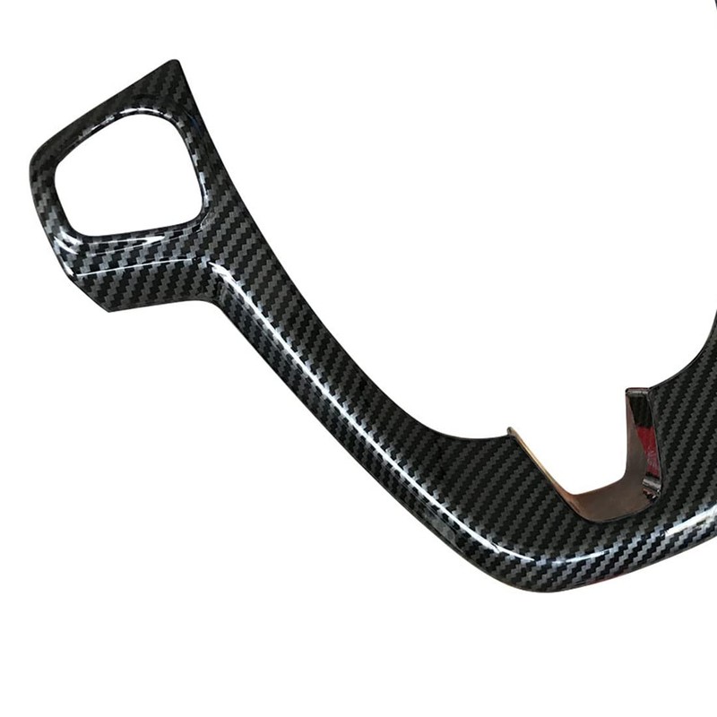 ruihe Carbon Fiber Color Steering Wheel Cover Trim Fit for