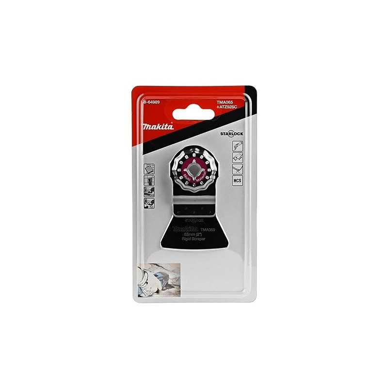 Makita B-64989 Multi-Tool Starlock Scraper Rigid Blade Tma065 HCS