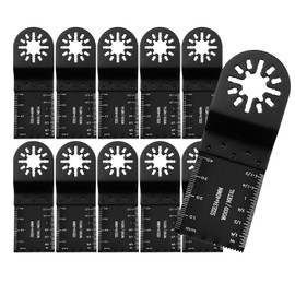 Multitool Replacement Blades, BIM Bimetal, Wood and Metal, Set of 10