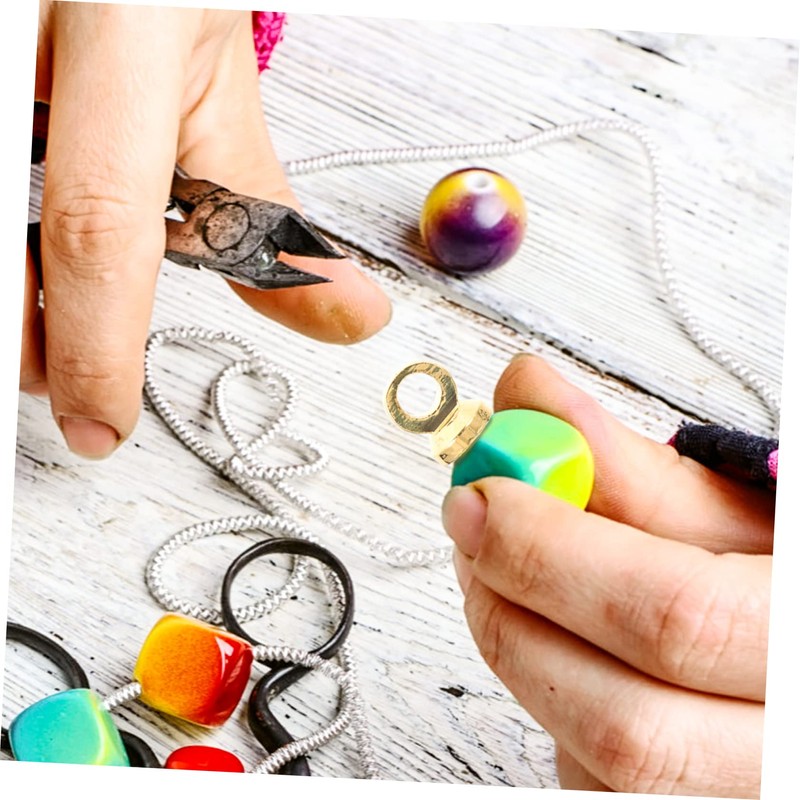 Operitacx 6 Sets Jewelry Making Eye Hooks Self-Tapping Eye Bolt