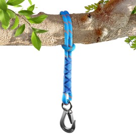 Vicloon Swing Attachment, 1.2 m Hammock Attachment Suspension Cord with Hook, Hammock Rope for Outdoor Tree Hanging Chair Playground Set, 200 kg, Blue