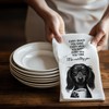 EKGJW Funny Dachshund Watching You Kitchen Hand Towel - Humorous