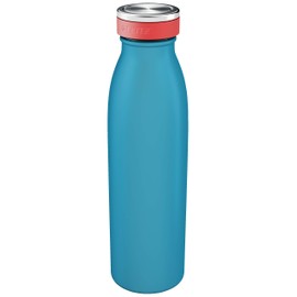 Leitz Drinking Bottle, Heat Insulation for Hot and Cold Drinks, Reusable, Stainless Steel, Soft Blue, Cosy Series, 90160061