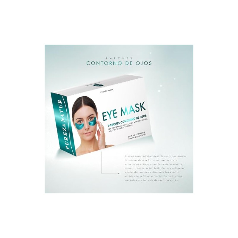Macarillas para reductor de ojeras, mirada cansada y bolsas, 25