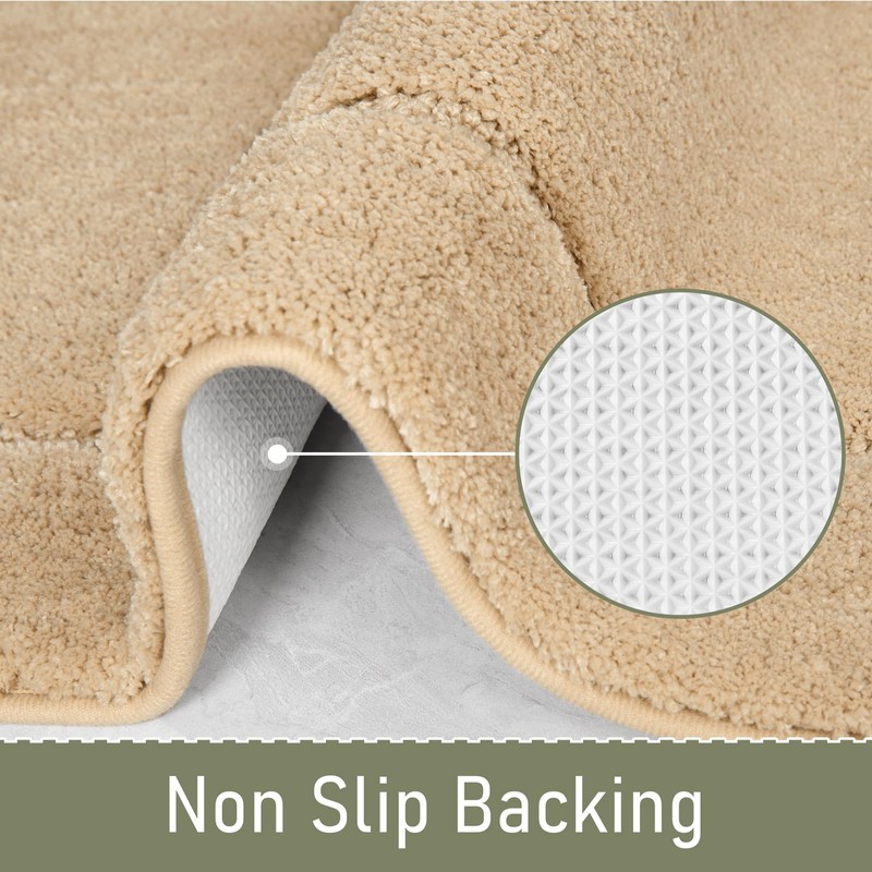 LOCHAS Bathroom Rugs, 24" x 60" Long Bath Rug, Non