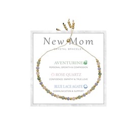 New Mom Gifts First Mothers Day Gift for Women Necklace, 1st Time New Mom To Be After Birth Mommy Pregnancy Announcement Gifts Essentials Necklaces (FLHP-new mom)