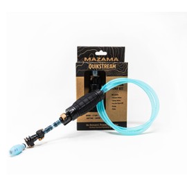 Mazama QuikStream Multi-Function Hydration Pump Kit – Pressurized Water System for Sharing, Cleaning & Cooling. Rinse Gear, Dishes, Pets, Sand & More. Fits Most Reservoirs. Squirt or Spray on Demand!