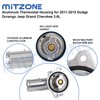 MITZONE Upgrade Aluminum Thermostat Housing Assembly Compatible with Dodge Durango