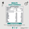 Multi Vitaminico para Hombres con Biotina, Manganeso, Te Verde, L