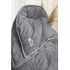 Royal Therapy Grey Cotton Comforter, Full Size, Down Alternative, Breathable