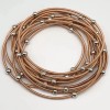 Unbranded NEW PIANO WIRE BRACELET SET STACK ROSE GOLD SILVER