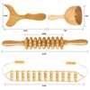 AICNLY 4 Pcs Wood Therapy Massage Tools for Body Shaping,