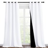 NICETOWN White Blackout Curtains 90 inches Long, Full Light Blocking
