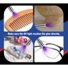 UV Resin Kit with Light, 60g UV Glue with Rechargeable