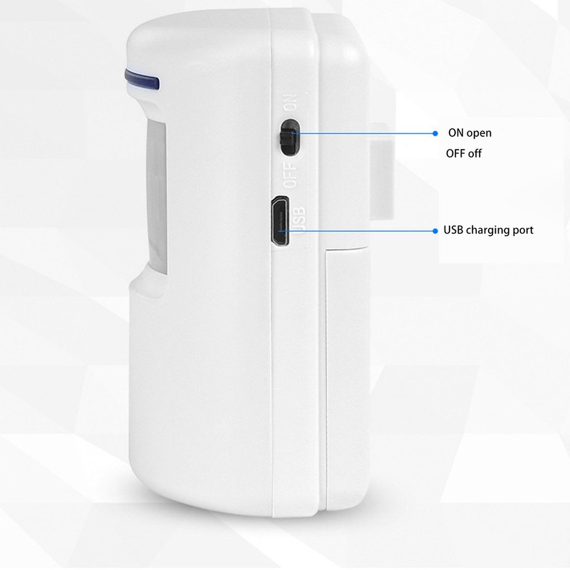 Infrared Sensor Doorbell Wireless Trigger Alarm Door Entry Welcome Doorbell