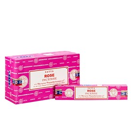 Satya Nag Champa Rose Incense Sticks, 12 Count