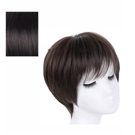 Bob Wig, Short, Women's, Full Wig, Wig, Short Bob, Wig, Natural, Small Face, Harajuku, Women's, Small Wig, Breathable, Easy to Wear, Fashion, Popular (Black)