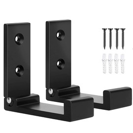 Foldable Wall Hooks, VKOSHA 2 Pack Foldable Hooks Load Capacity 33lbs/15kg Wall Mounted Heavy Duty Rust Free Aluminum Alloy Foldable Coat Hooks with 4 Screws for Hanging Coats Bags & Hats