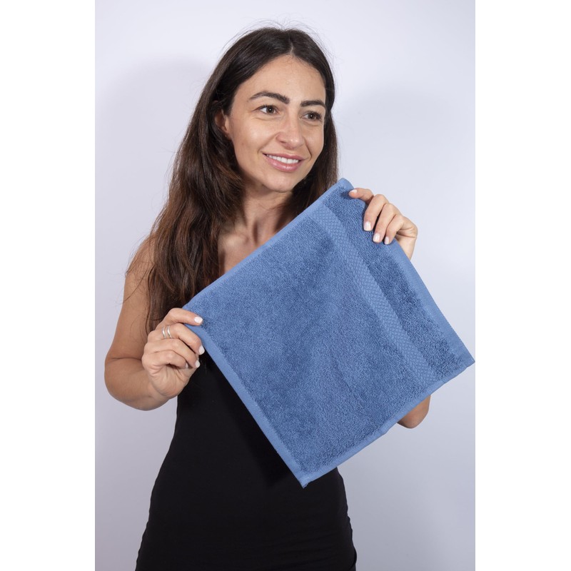 Brit Diamonds Face Towel Set Pack of 4 (30x30 cm)