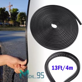 Unbranded Protectores de borde de puerta de coche Sello de tira de borde de goma para auto