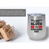Flairy Land Boxing Silver Edition Wine Tumbler 12oz - Glove