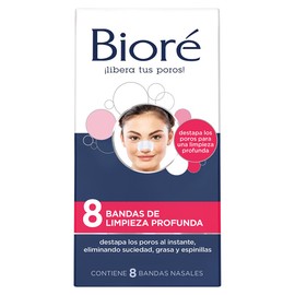 Bioré Bandas de Limpieza Profunda, 8 Bandas Nasales