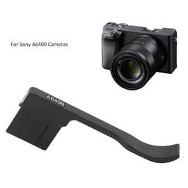 A6400 Thumb Up Grip, Aluminium Alloy Thumb Up Grip Thumb Support Camera Cold Shoe Handle for A6400
