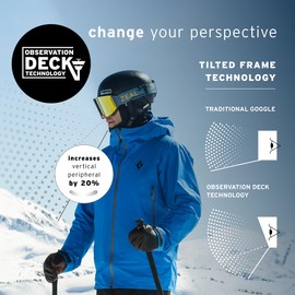 Zeal Optics Cloudfall XL Ski & Snowboard Goggle for Men & Women w/Interchangeable Bonus Lens, OTG, Anti-Fog, Blue Steel/Phoenix Mirror