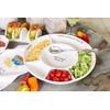 Mud Pie, White Taco Bar Condiment Serving Platter