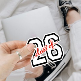 3 Pcs Class of 2026 Stickers, Class of 2026 Decorations, Graduation 2026, 2026 Senior - Vinyl Stickers for Laptop Water Bottle Phone Car Window Helmet (Normal, 2 inch)