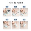 24L Collapsible Foot Bath Soaker Basin Tub for Soaking Feet,