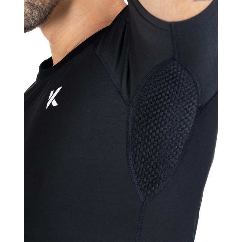 Kewlioo - Camisa de sauna para hombre, chaleco de compresión