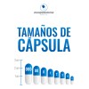 Capsulas Vacias #00 Millar, Transparente Color Natural