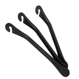 nuoshen 3 x Bicycle Tyre Levers, Metal Tyre Lever Tools., black