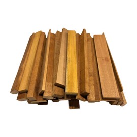 Exotic Wood Zone Genuine Mahogany Cutoffs Box – Exotic Hardwood Box Wood Cutoffs for Crafting & Carving | Exotic Wood cuts for Scroll Work and Detailed Projects (10, Pounds)