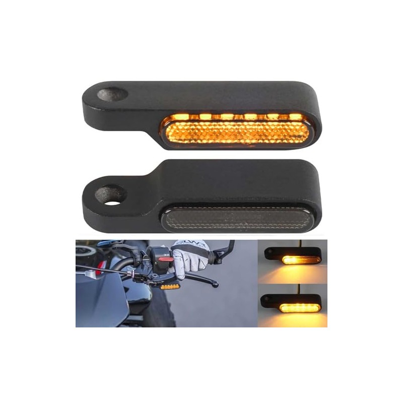 evermotor Pack of 2 12 V Mini 6 LED Universal