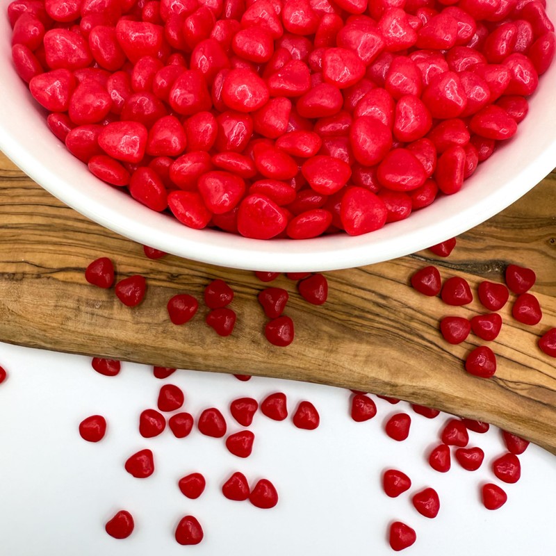 Cinnamon Imperial Hearts, 3lb Bulk Bag, Cinnamon Candy, Red Candy